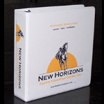 New Horizons Equine lesson binder